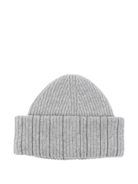 Fabiana Filippi ribbed metallic-thread beanie