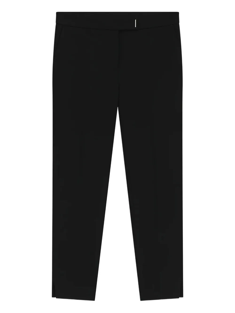 Hugo Boss Slim-fit Pants In Micro-structured Stretch Fabric In Black
