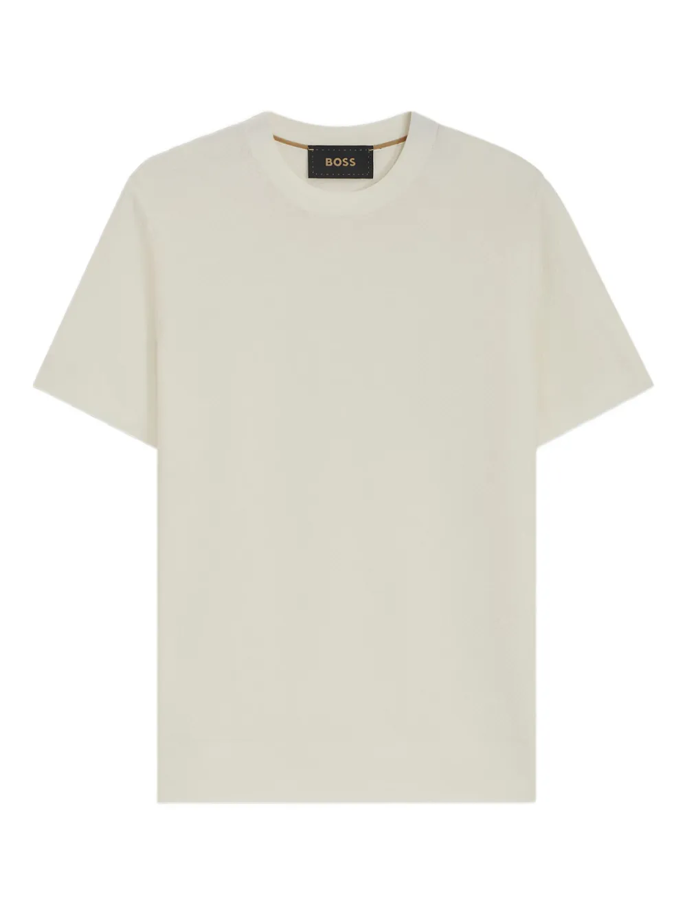 Hugo Boss Regular-fit Sweater In Cotton And Silk In White