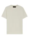 BOSS textured crew-neck t-shirt - White