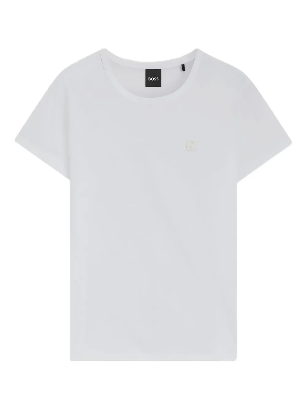 BOSS flower-embellished T-shirt | White | Image 1
