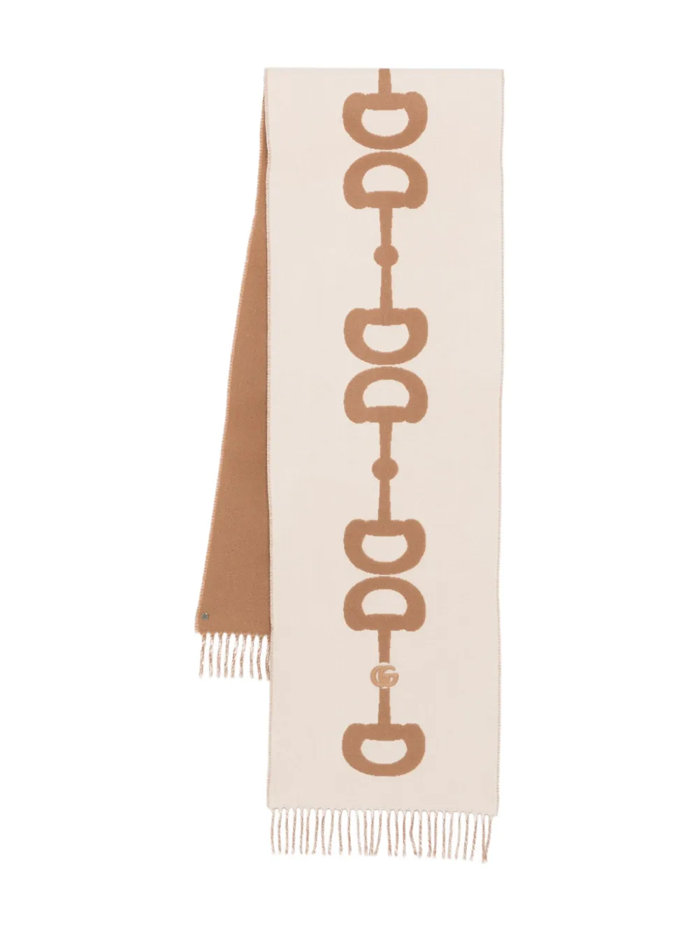 Gucci Horsebit Schal - Nude