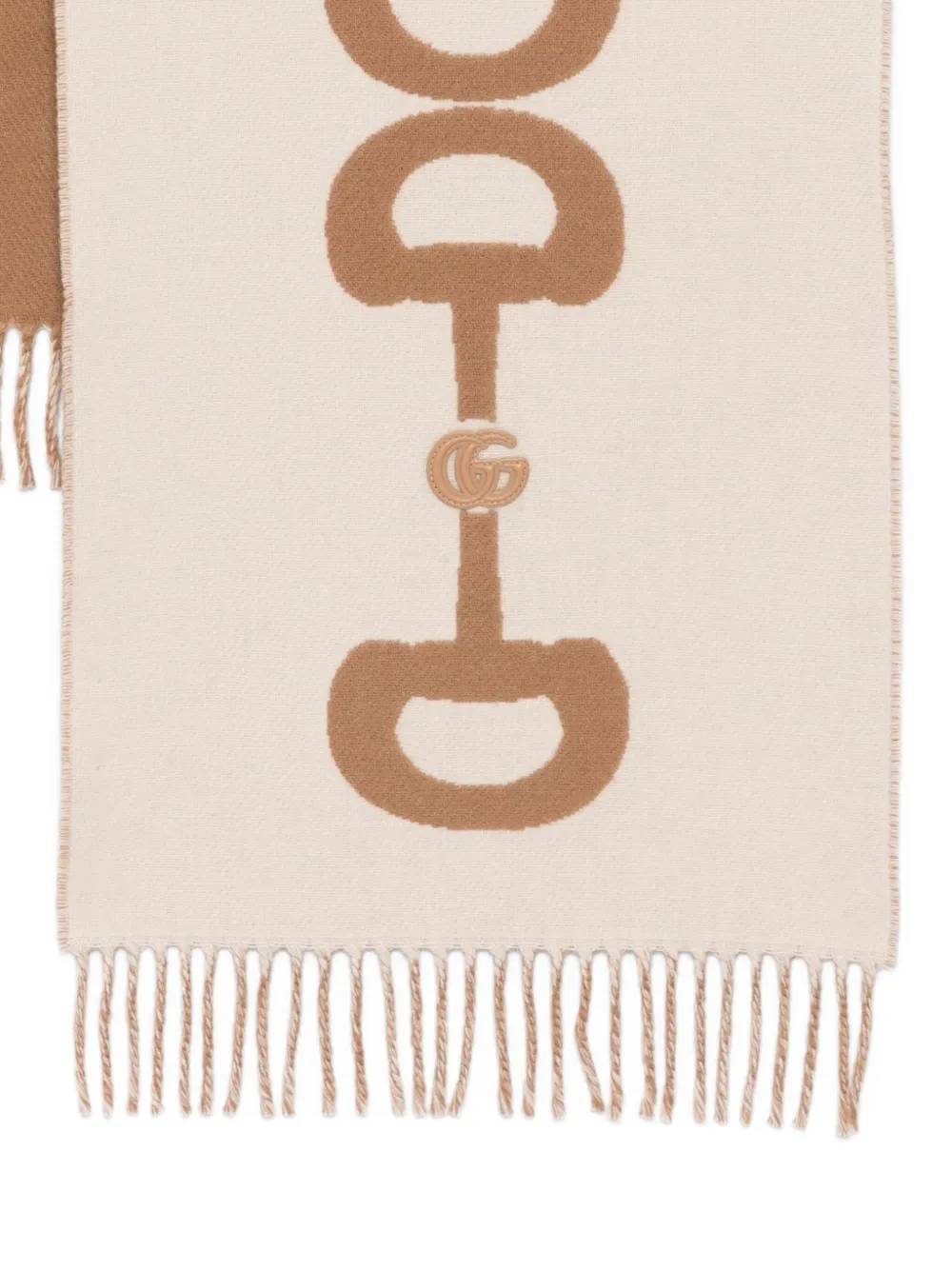  Gucci Horsebit Scarf - Neutrals 