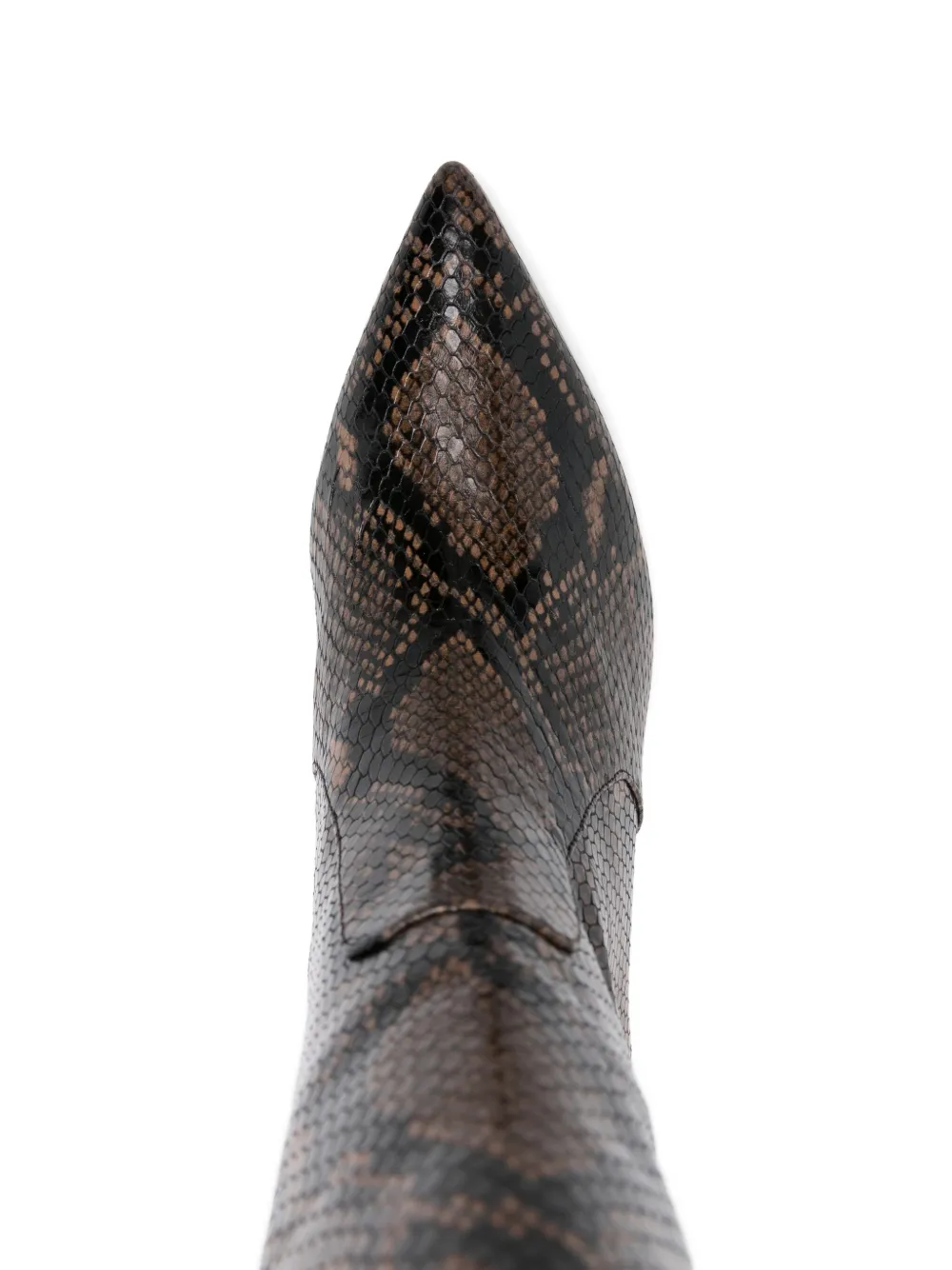 Stuart Weitzman 80mm Calf-leather Stiletto Boots In Brown