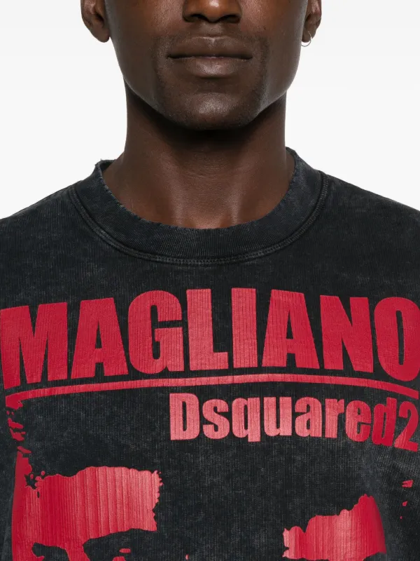 DSQUARED2 グラフィック スウェットシャツ | ブラック | FARFETCH JP