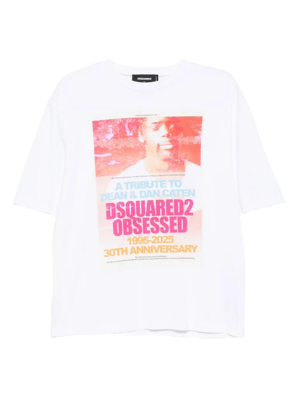 DSQUARED2 T-shirt met print Wit