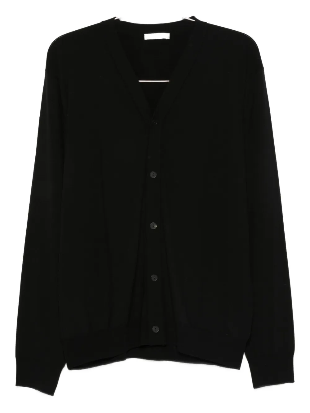 The Row Button-front Wool Cardigan In Black