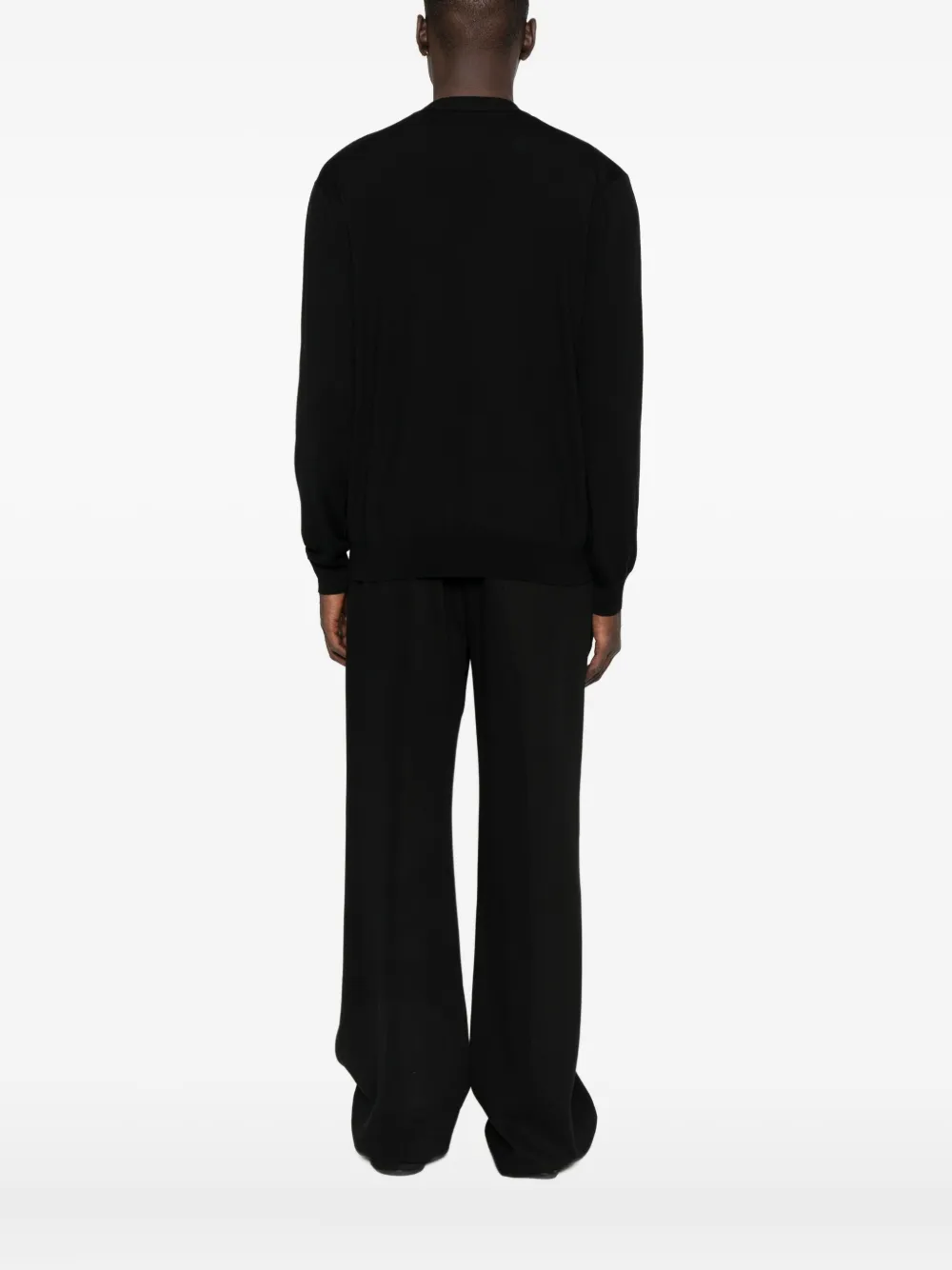 The Row Button-front Wool Cardigan In Black