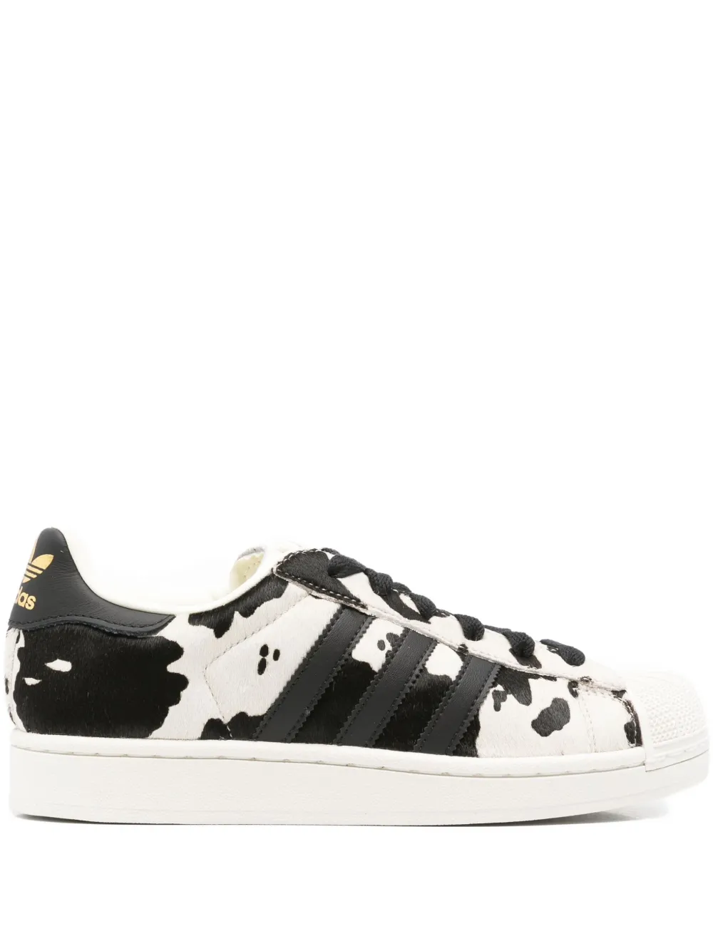 Adidas Superstar animal-print sneakers Black