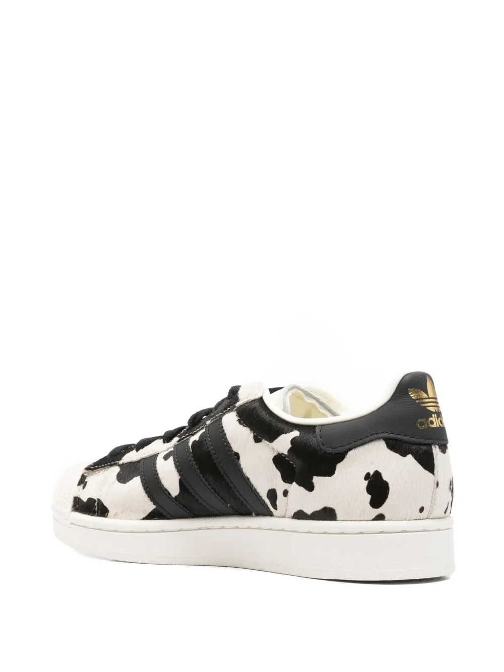 adidas Superstar animal-print sneakers Black
