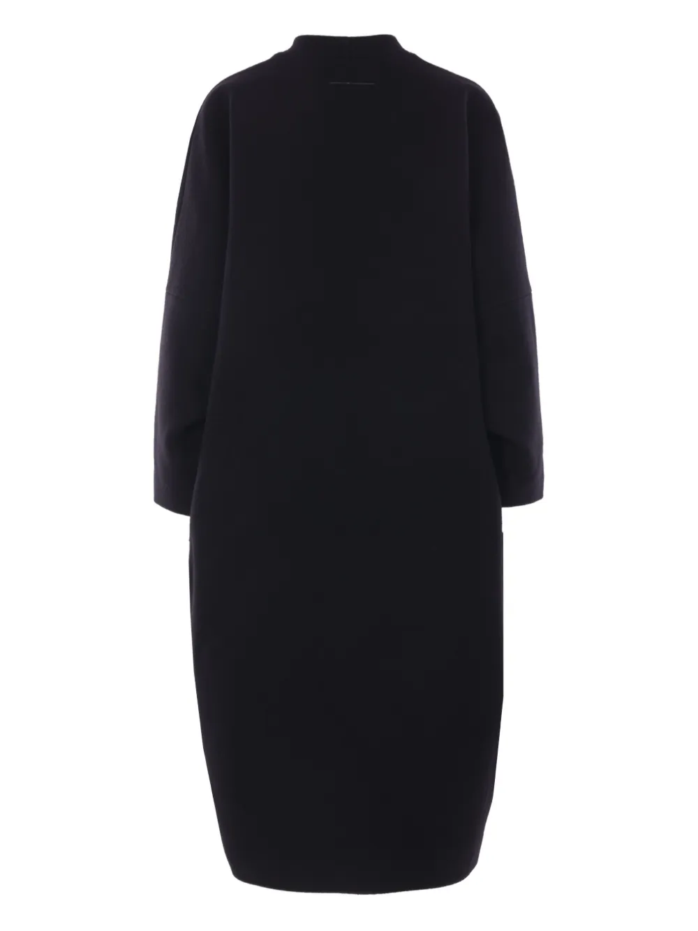 MM6 Maison Margiela Jas van scheerwolblend met lange mouwen - Zwart