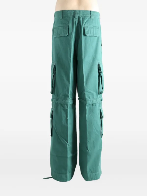 専用　ERL cargo pants ERL zip-off Cargo Trousers | Green | FARFETCH