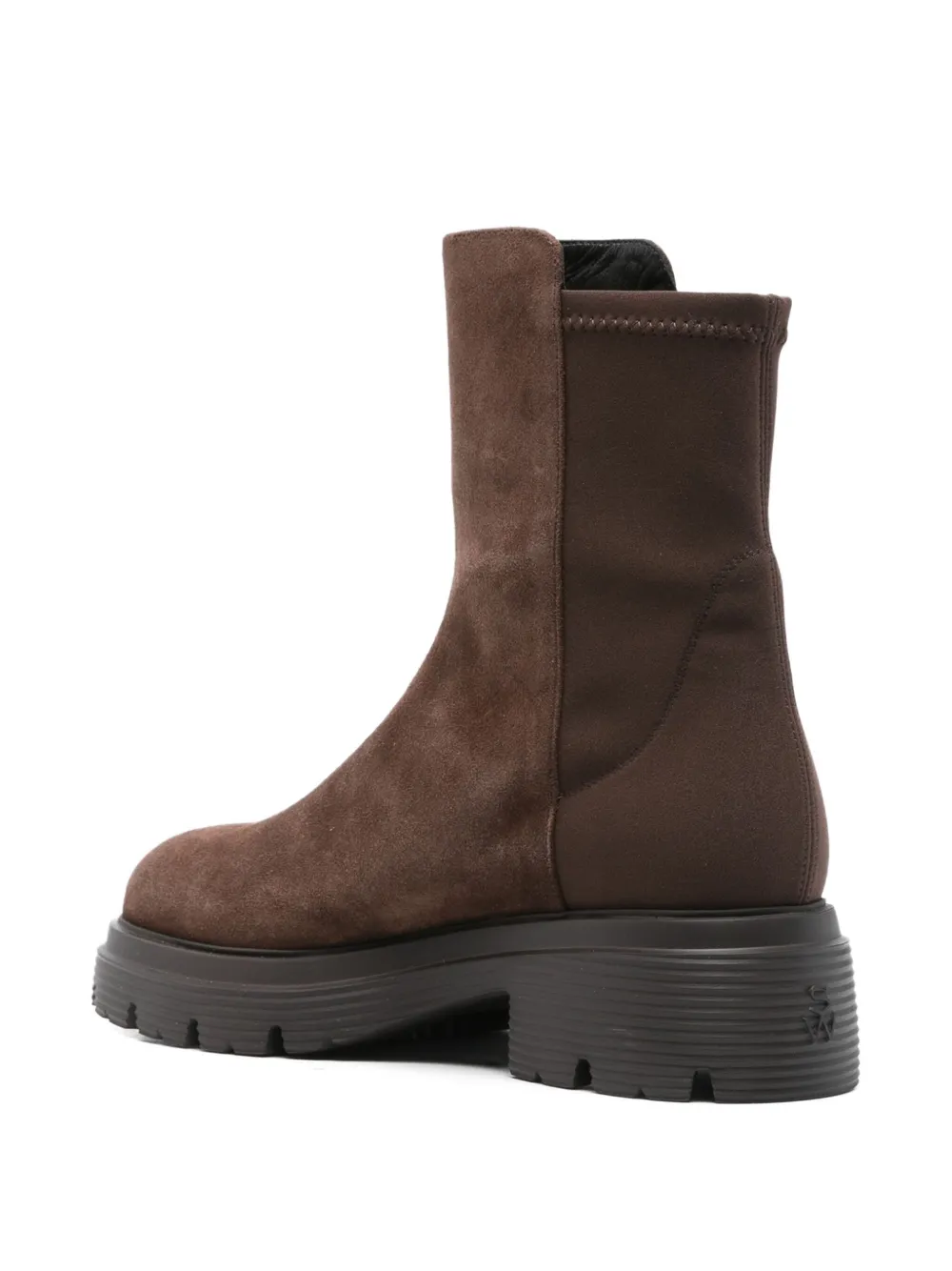 Stuart Weitzman Suede Platform Boots In Brown