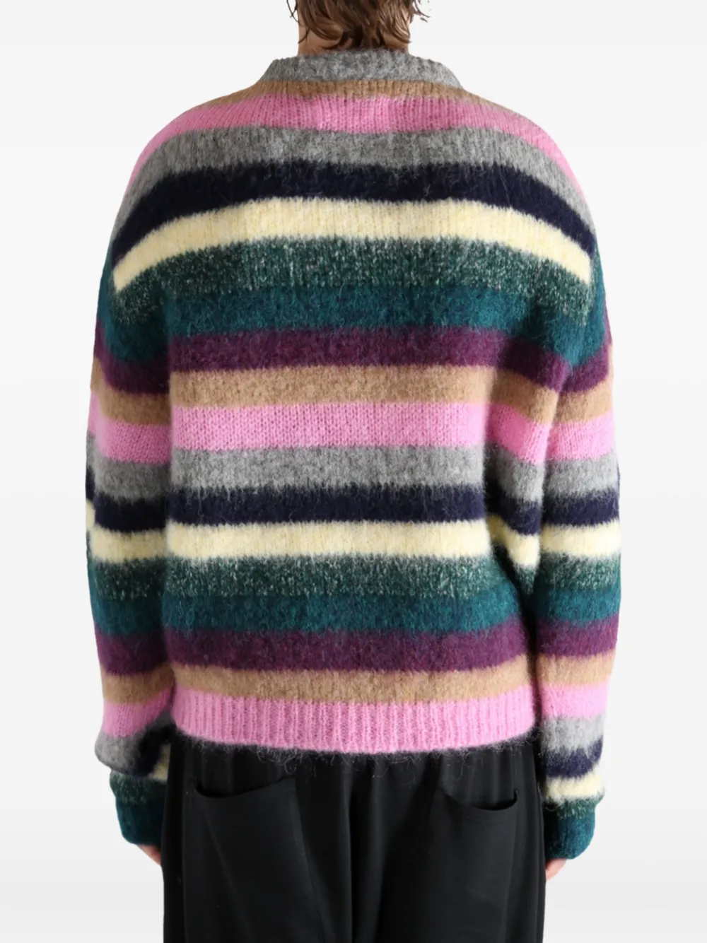 ERL striped sweater Grijs