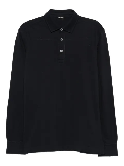 Zegna long-sleeve polo shirt
