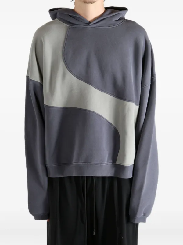 ERL パネルパーカー　グレー ERL Panelled Hoodie | グレー | FARFETCH JP
