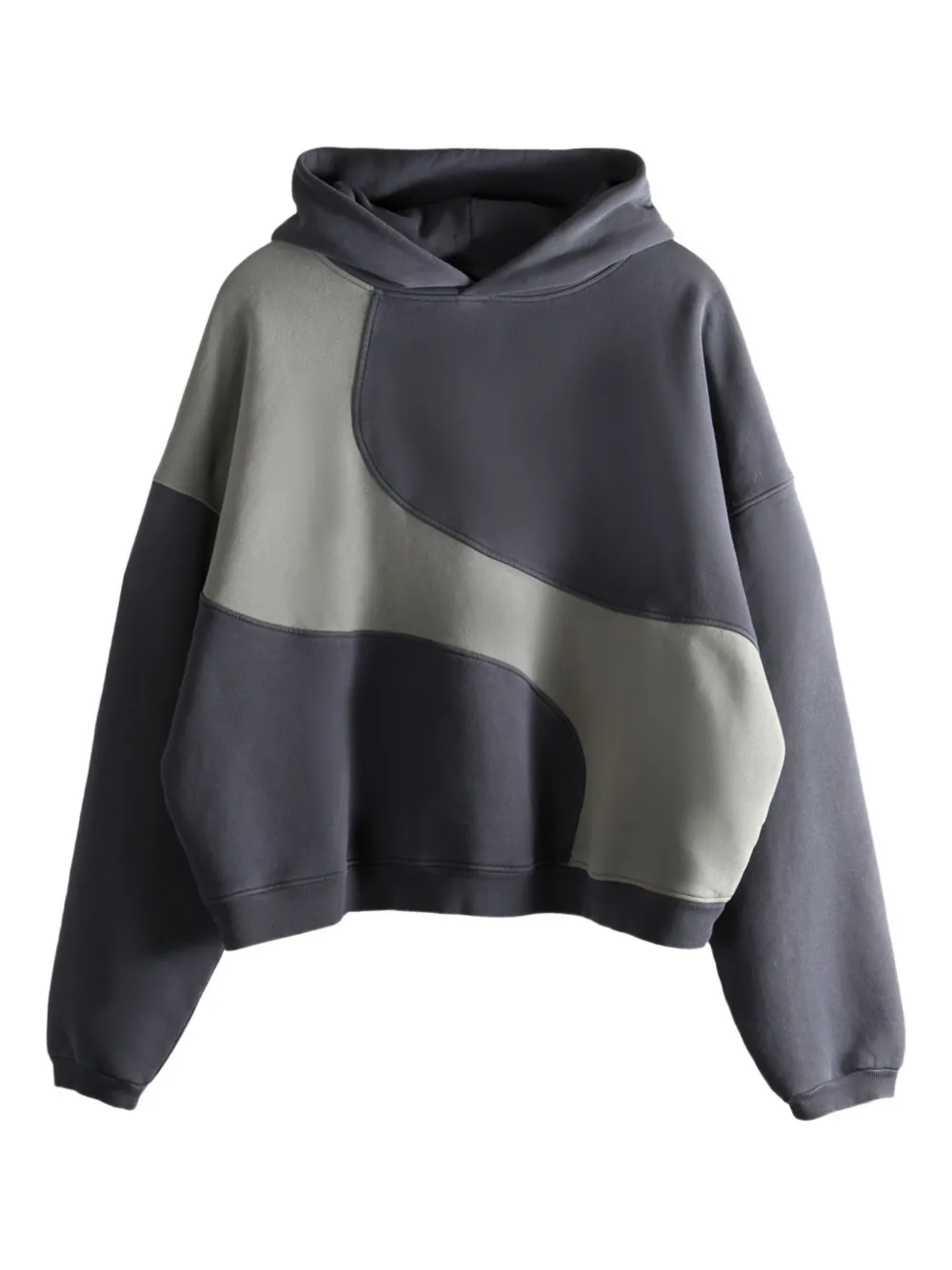 ERL panelled hoodie | Grey | Image 1