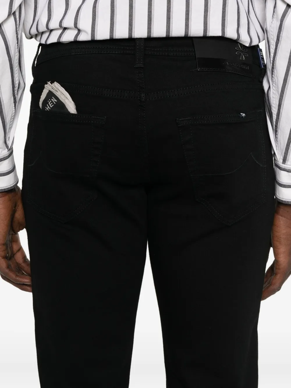 Jacob Cohen Slim-fit Jeans In Black