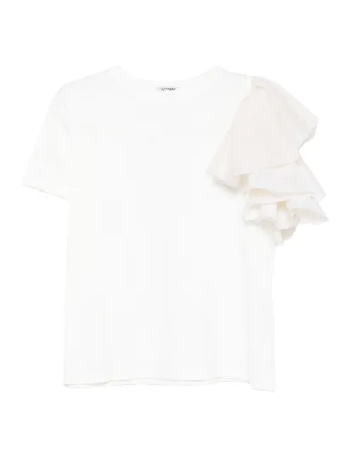 Parlor ruffled-sleeve T-shirt