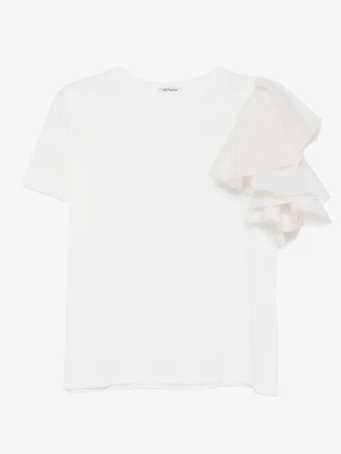 Parlor ruffled-sleeve T-shirt