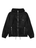 Coperni hooded zip-front jacket - Black