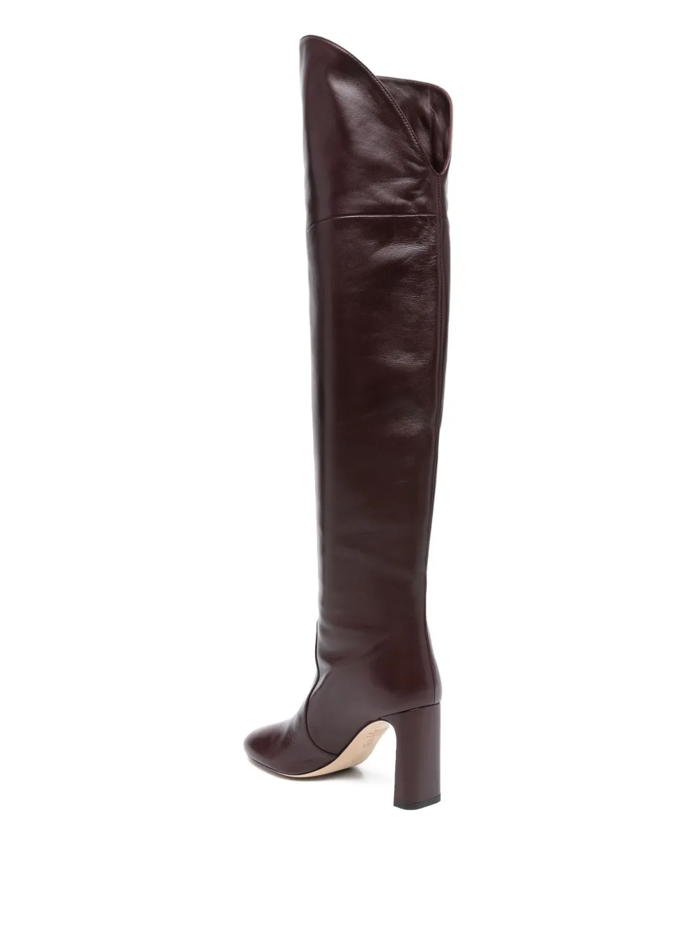 Stuart Weitzman 90mm Block-heel Over-the-knee Boots In Red