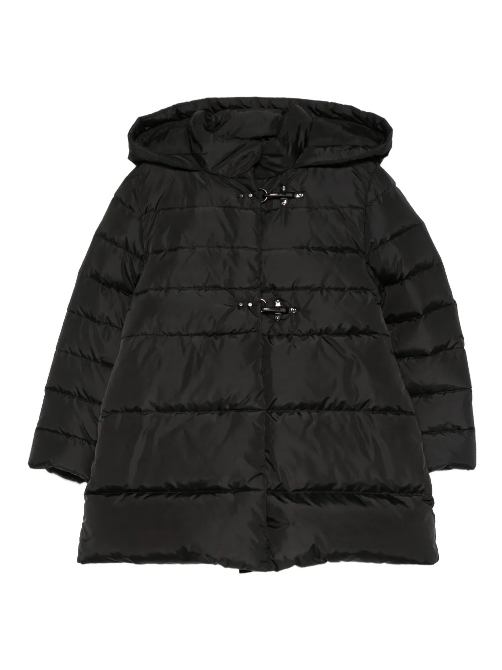 Fay Kids hooded toggle-fastening coat Blauw