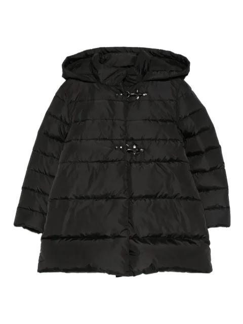 Fay Kids hooded toggle-fastening coat
