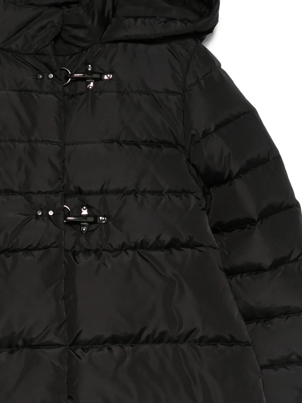 Fay Kids hooded toggle-fastening coat Blauw