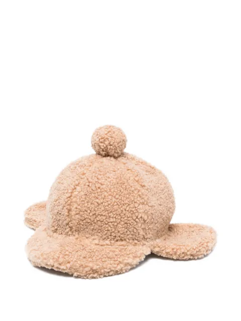 Il Gufo pom-pom flower hat