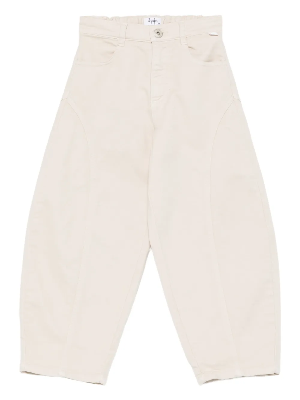 Il Gufo curved-pocket trousers Beige