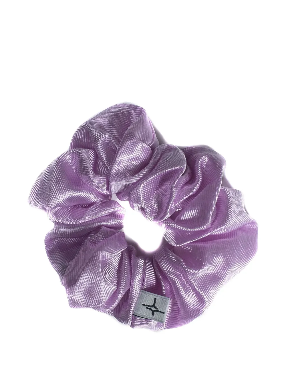 Spark Le Monde The Ariana Logo-detail Scrunchie In Purple