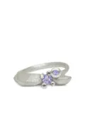 d'Alma sterling silver tanzanite-embellished ring
