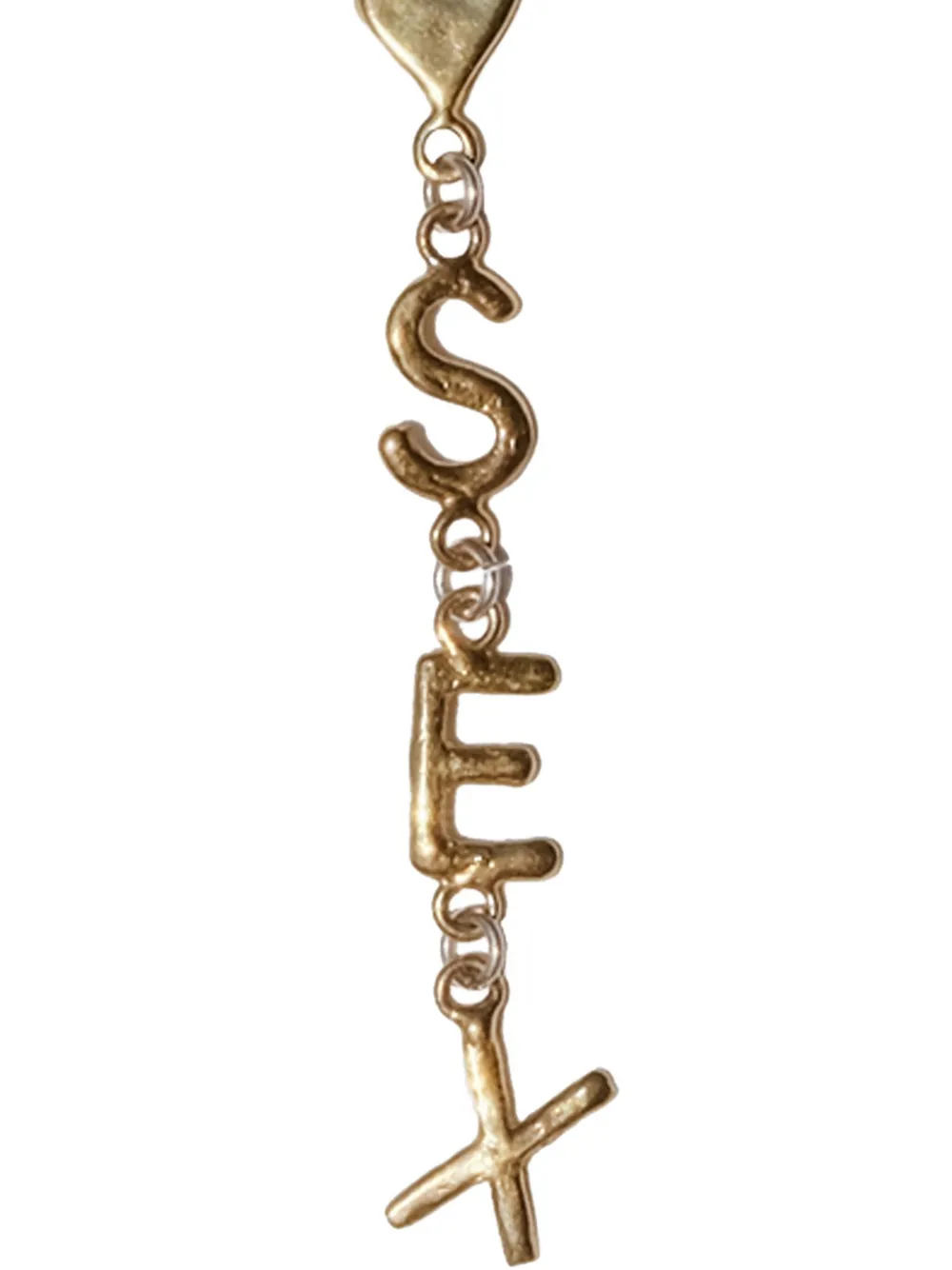 luiny letter-embellishment earrings | Image 2