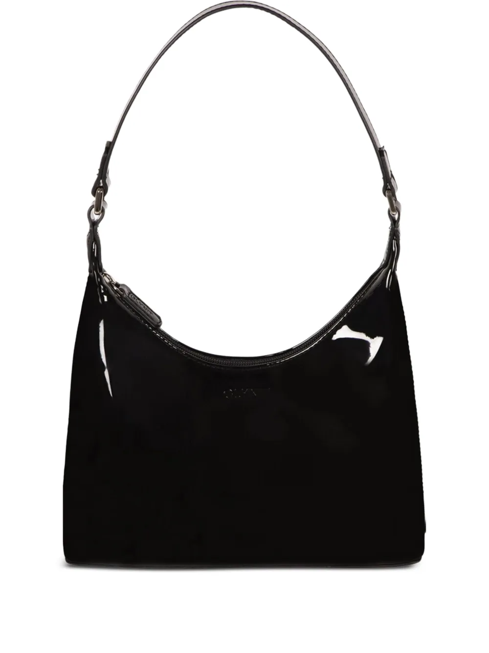 GLYNIT Molly patent-leather single-handle shoulder bag | Black | Image 1