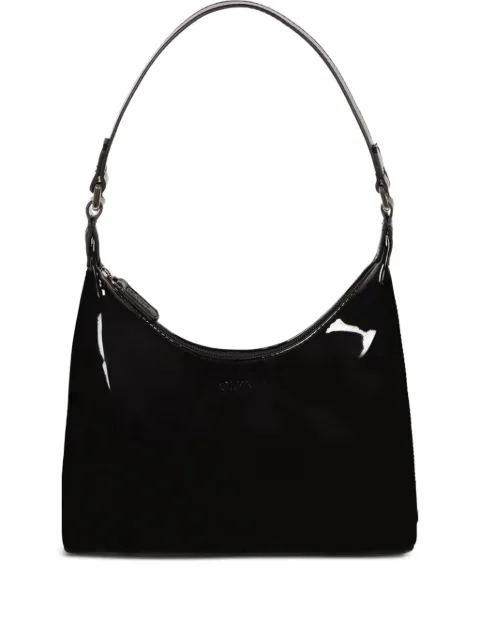 GLYNIT Molly patent-leather single-handle shoulder bag