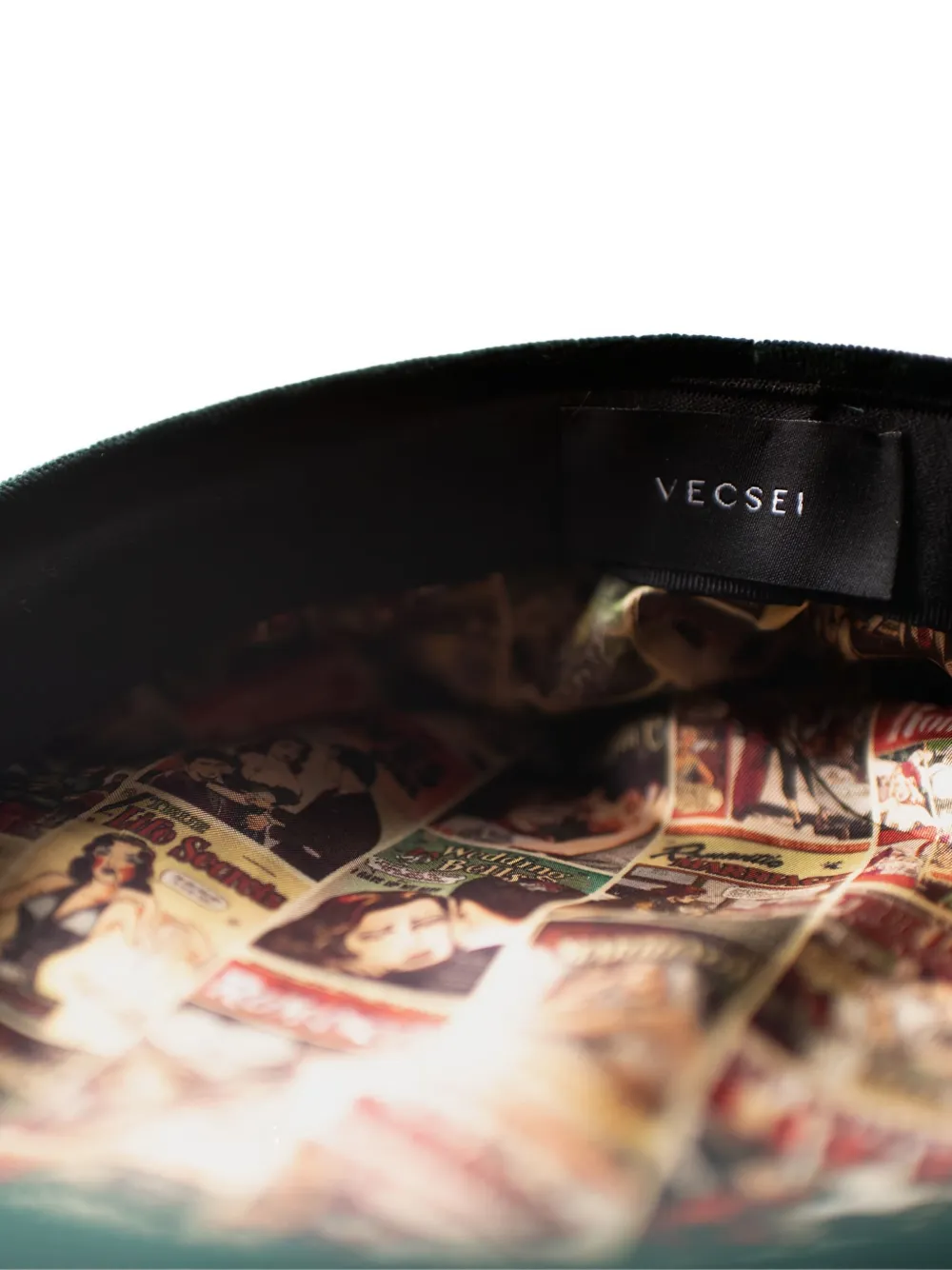 Vecsei Millinery Alexa Velvet Hat In Black