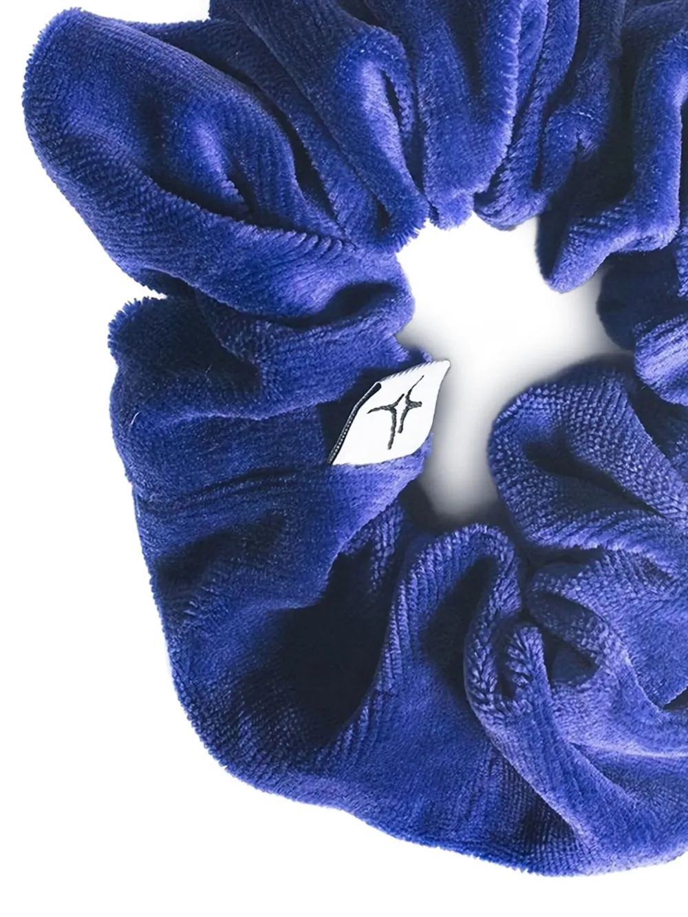 Spark Le Monde The Rita Velvet-effect Scrunchie In Purple