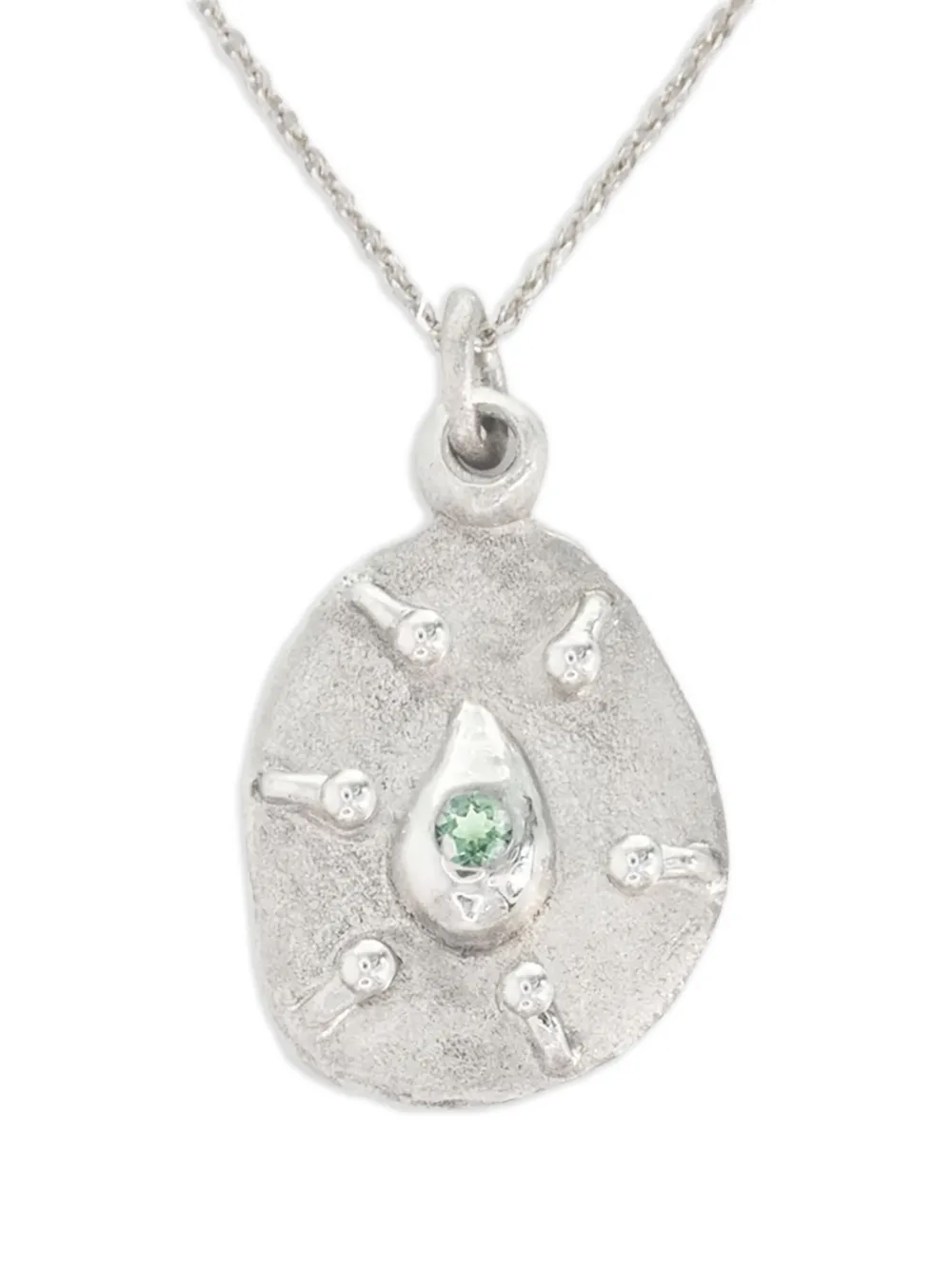 D'Alma Holy Teardrop pendant necklace - Zilver