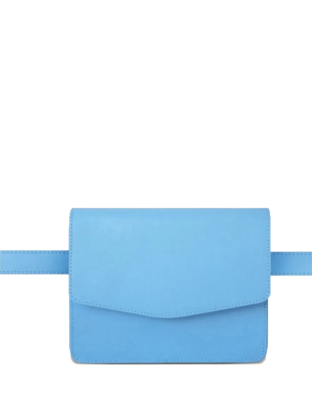 Blame Lilac Mini Leather Belt Bag In Blue