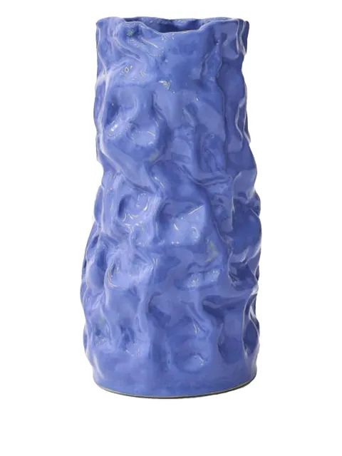Siup Studio hammered-construction ceramic vase (15cm x 13cm))