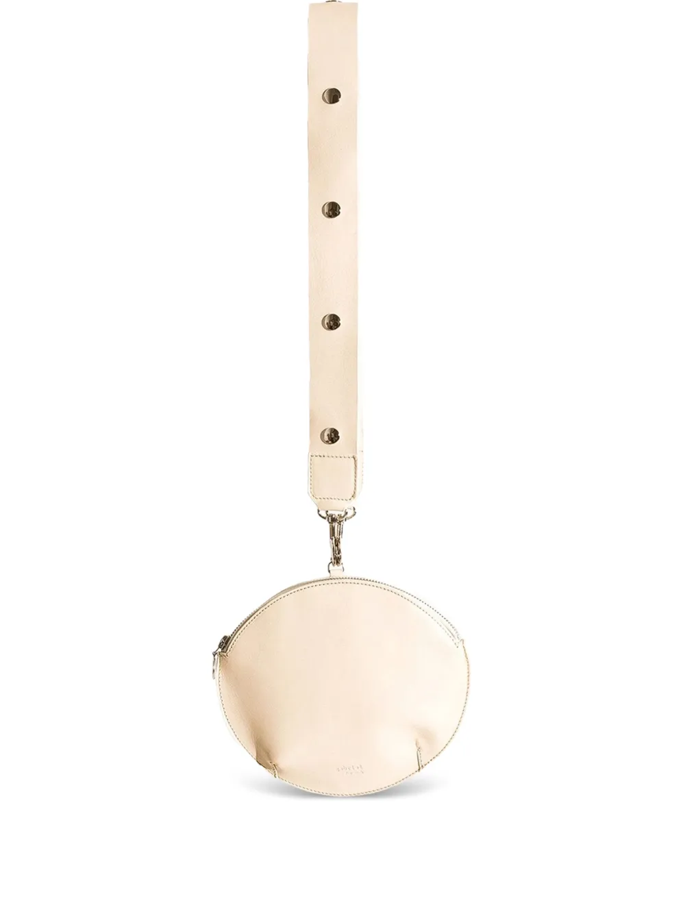 Gabriel For Sach Circular Leather Waistpack In Neutral