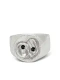 d'Alma Twin Volcano signet ring - Silver