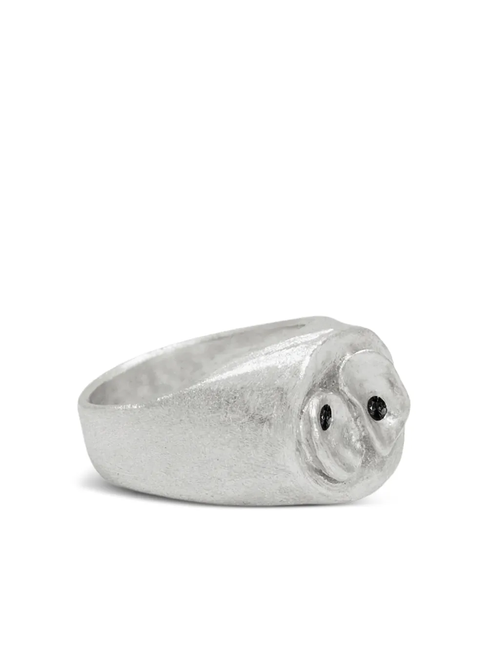 D'Alma Twin Volcano signet ring - Zilver