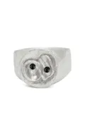 d'Alma Twin Volcano signet ring - Silver