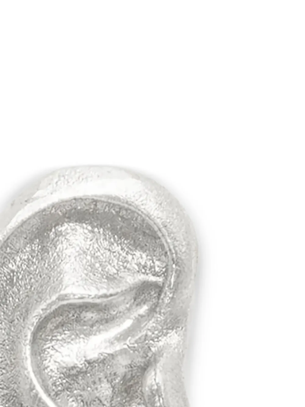 D'Alma ear-shaped earring - Zilver