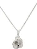 d'Alma textured-stone pendant necklace - Silver