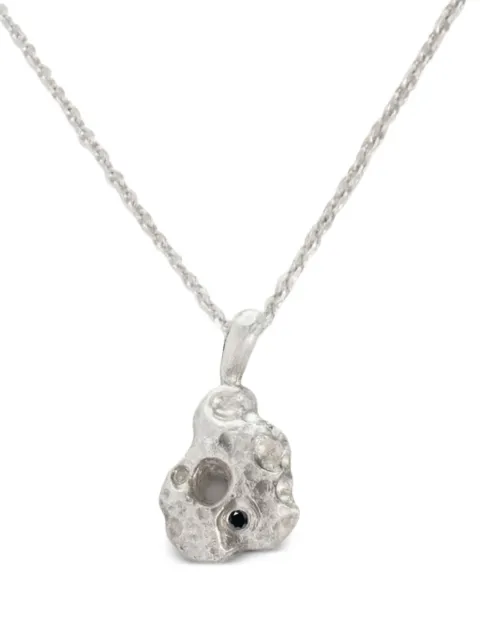 d'Alma collar con dije de piedra texturizada