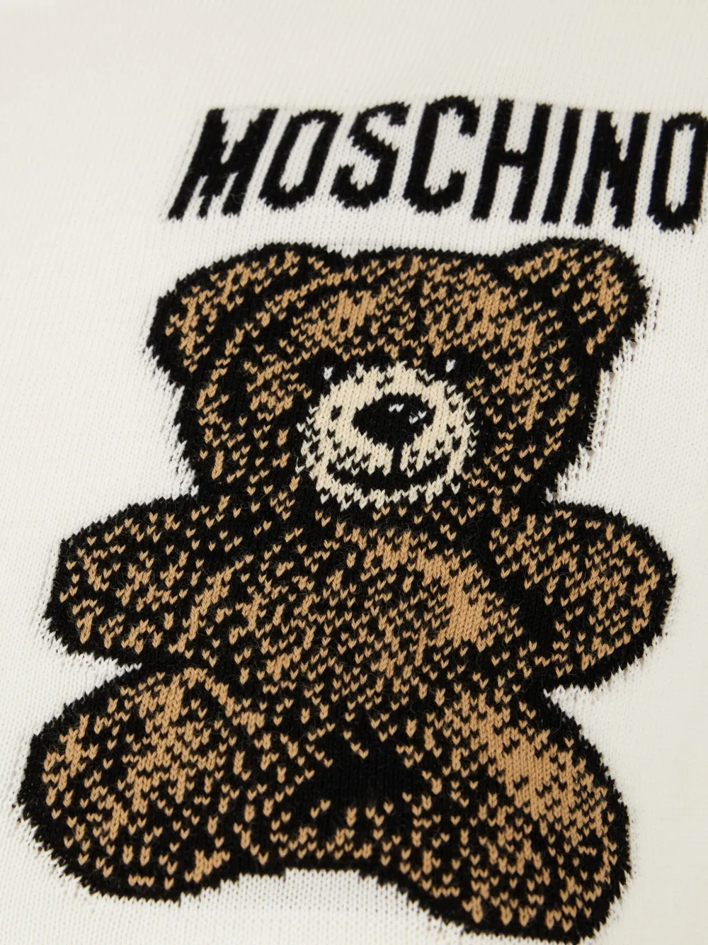 Moschino T-shirt met Teddy-verfraaiing Wit