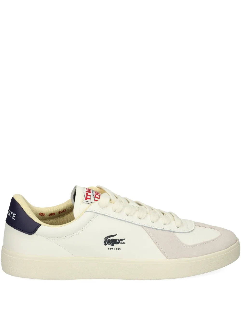Lacoste lace-up low-top sneakers Wit